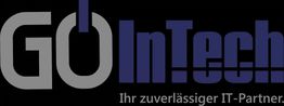Logo von "GO InTech" mit Spruch "Ihr zuverlässiger IT-Partner."