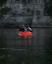 Kanufahren auf der Saale