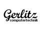 Schwarzes Logo "Gerlitz computertechnik" auf weißem Hintergrund.