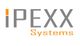 Logo mit grauem "IPEXX" und orangefarbenem "Systems" darunter auf weißem Hintergrund.