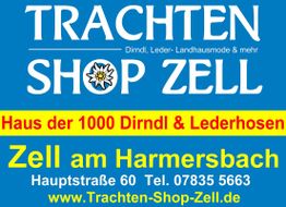 Trachten-Shop Zell; Dirndl, Lederhosen. Zell am Harmersbach, Hauptstraße 60, Tel. 07835 5663.
