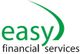 Logo mit grünem Text "easy" und darunter "financial services".