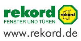 Logo von Rekord Fenster und Türen mit Website www.rekord.de.