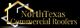 North Texas Commercial Roofers logo with a gold and silver house design on a black background.