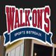 Logo of Walk-On's Sports Bistreaux in bold red and white letters with a star.