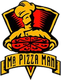 Logo of a chef holding a pizza, with "Mr Pizza Man" text underneath.