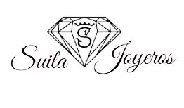 Logo: Texto "Suita Joyeros" con un diamante en el centro.