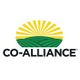 Co-Alliance logo with a yellow sunburst over green fields and black text beneath.