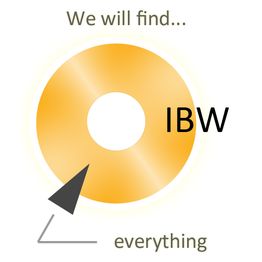 Gelber Kreis mit Text: "We will find... IBW everything". Pfeil zeigt auf 'IBW'.