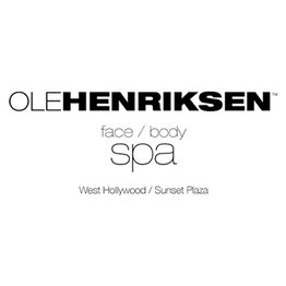 "Logo for Ole Henriksen Face/Body Spa at West Hollywood/Sunset Plaza."