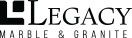 Logo: Legacy Marble & Granite with a stylized letter "L".