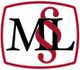 Logo mit den Buchstaben M S L in Schwarz, rotes Paragraphenzeichen, umrahmt von einem roten Rechteck.