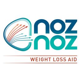 Noz Noz Weight Loss Aid logo with colorful arrows and bold lettering.