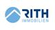 Logo von Rith Immobilien mit blauem Kreis und stilisiertem Hausdach.