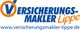 Logo von Versicherungsmakler Lippe mit Website: www.versicherungsmakler-lippe.de.