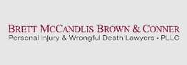Logo of Brett McCandlis Brown & Conner, Personal Injury & Wrongful Death Lawyers, PLLC.