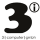 Logo mit großer "3", daneben "i" im Kreis. Text: "3i | computer | gmbh".