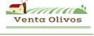 Granja con molino de viento y campo, texto "Venta Olivos" en el centro, líneas verdes abajo.