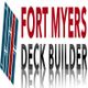 Fort Myers Deck Builder logo with stylized deck icon.