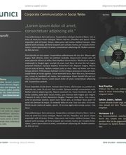 Screendesign \"comunici\"