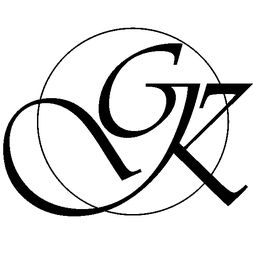 Ein stilisiertes Logo mit den Buchstaben G und K, überlagert von einem Kreis.