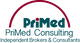 Logo with stylized text under a red semi-circle and teal blocks, reading "BiMed Bulgaria."