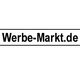 Schwarz-weißer Text: "Werbe-Markt.de" in einem rechteckigen Rahmen.