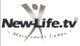 Logo mit Text: "New-Life.tv" und "Mein neues Leben", stilisierte Figur im Hintergrund.