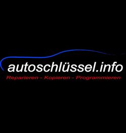 "Logo mit Schriftzug 'autoschlüssel.info', darunter 'Reparieren - Kopieren - Programmieren'."