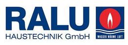 RALU Haustechnik GmbH-Logo mit Flamme und Schriftzug: "Wasser Wärme Luft".