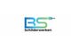 Logo met de letters "BS" en een kwast, gevolgd door het woord "Schilderwerken".