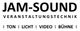 Text: "JAM-SOUND VERANSTALTUNGSTECHNIK | TON | LICHT | VIDEO | BÜHNE".