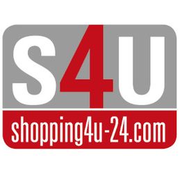 Grau-weiß-rotes Logo mit "S4U" und "shopping4u-24.com".