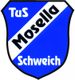 Wappen des TuS Mosella Schweich in Blau und Weiß.