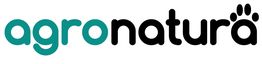 Logotipo de "agronatura" con una huella de animal en la letra "a" final.