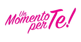 Testo rosa: "Un Momento per Te!" su sfondo trasparente.