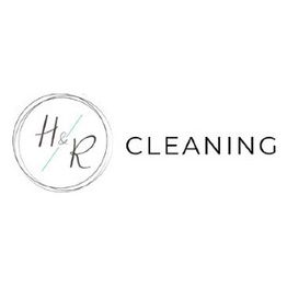 H&R Cleaning logo with stylish letters in a circle next to the word "Cleaning."