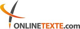 Logo von ONLINE TEXTE mit stilisiertem Stift und orangener Schrift.