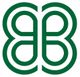 Logotipo verde composto por duas letras "B" interligadas simetricamente.