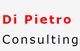 Roter Text "Di Pietro" und schwarzer Text "Consulting" auf weißem Hintergrund.