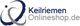 Logo von KeilriemenOnlineshop.de mit stilisiertem Schwung in Blau und Grau.
