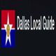Red, white, and blue star logo with text: "Dallas Local Guide" on a black background.