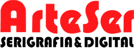 ArteSer: letra roja en fondo blanco.
