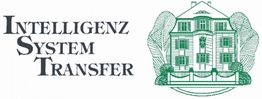 Logo mit Text "Intelligenz System Transfer" und einer Zeichnung eines historischen Gebäudes.
