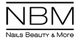 Logo mit Text "NBM" und "Nails Beauty & More" in schwarz auf weißem Hintergrund.