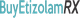 Logo reading "Buy Etizolam RX" in turquoise and black text.
