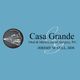 Casa Grande Oral & Maxillofacial Surgery logo on a blue background.