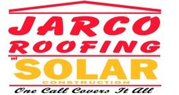 Jarco Roofing & Solar logo with slogan: "One Call Covers It All."