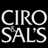 "Logo with text 'Ciro & Sal's' in white on a black background."
