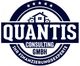 Logo von Quantis Consulting GmbH mit Haus und Text: "Ihr Finanzierungsexperte".